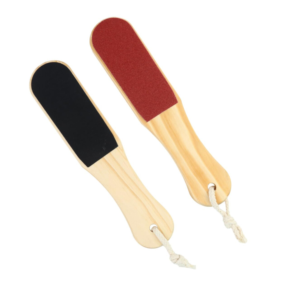 2pcs DoubleSided Foot File Callus Remover with Ergonomic Non Slip Grip for Salon and Home Use
