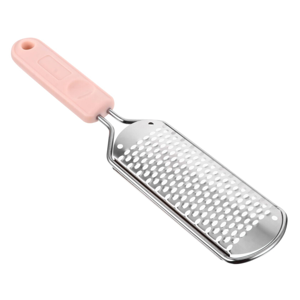 Stainless Steel Foot File for Dead Skin Removal, Ergonomic Pedicure Rasp for Callus Removal