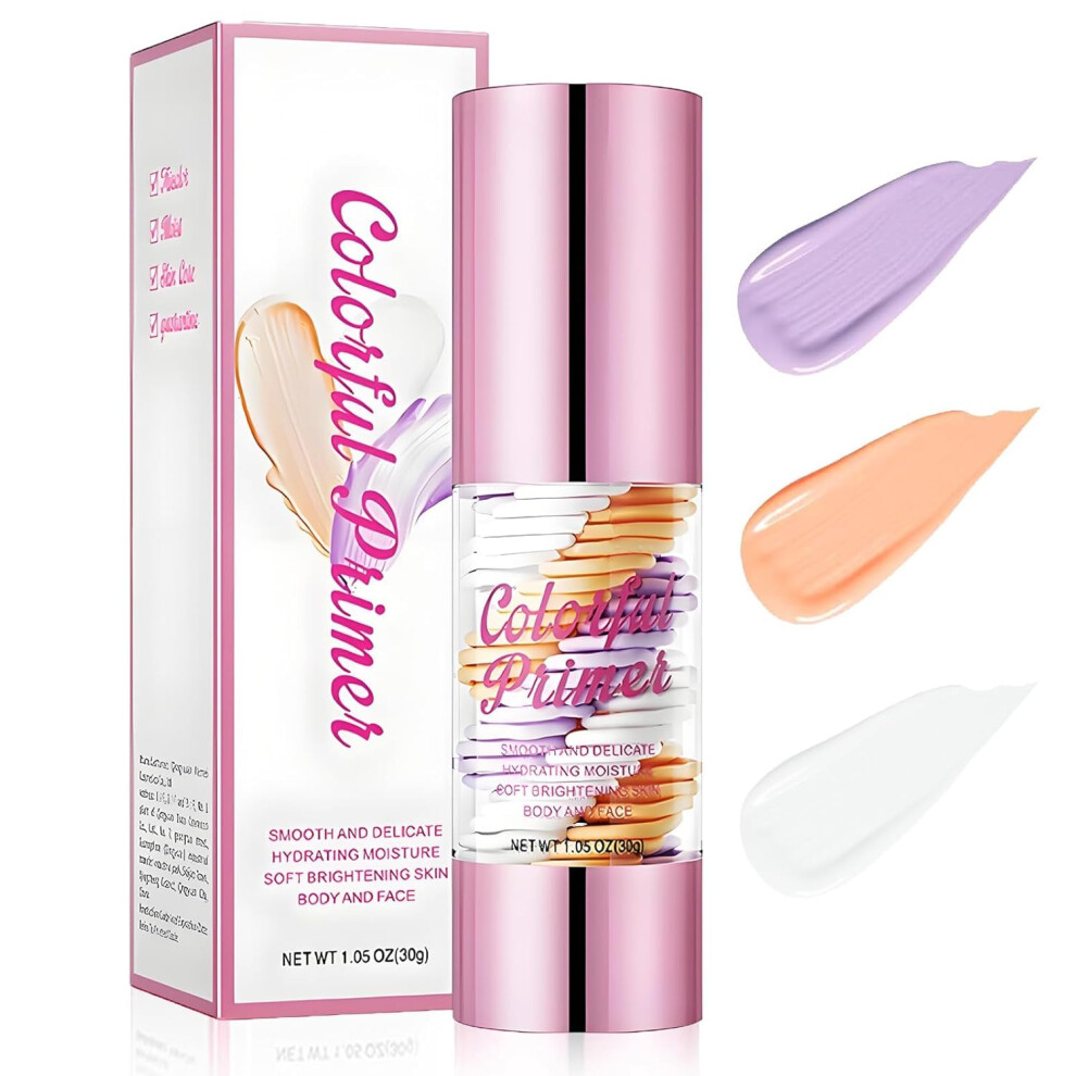 SPF50 Face Primer with TripleTone Color Correction, LongLasting Matte Hydrating Makeup Base