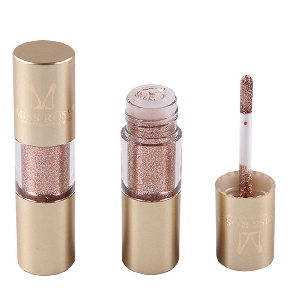 Brown Liquid Eyeshadow And Waterproof Eyeliner Shimmer Long Lasting Makeup For Party And Wedding