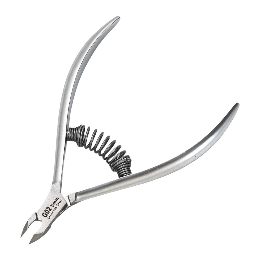 Stainless Steel Cuticle Nippers with Precision Sharp Tips and Ergonomic NonâSlip Grip for Manicure and Pedicure