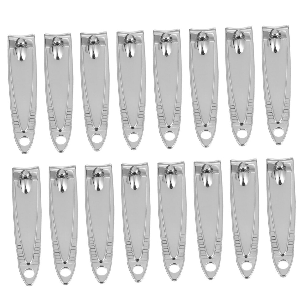 20pcs Nail Clippers Set with Ergonomic Grip for Thick Nails, Fingernail and Toenail Trimmer for Travel