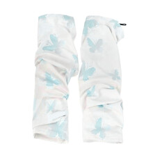 Women's Butterfly Pattern Cooling Arm Covers For Summer-Green