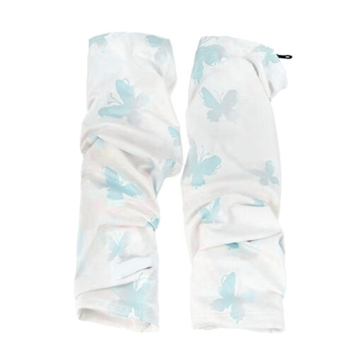 Women's Butterfly Pattern Cooling Arm Covers For Summer-Green