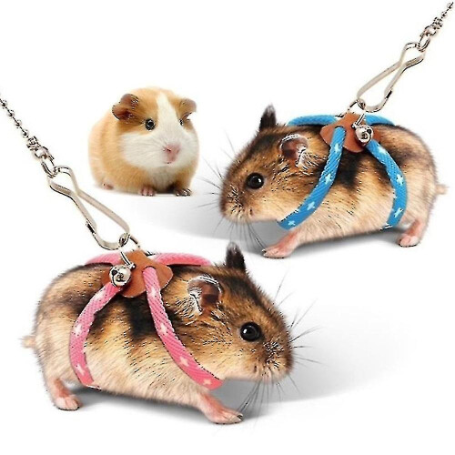 Cartoon Style Patterns Vest, Adjustable Soft Harness for Bird Parrot Mouse Hamster Ferrets Rat 1