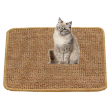 Sisal Fabric Cat Scratcher, Multifunctional Mat, Easy To Clean Horizontal Floor Cat Scratching Pads Rug, Environmentally Friendly Cat Furniture Protec