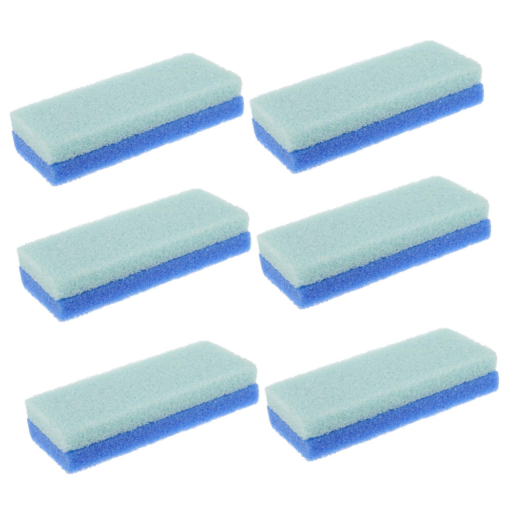6pcs Pumice Stone Foot Scrubber for Callus Removal and Heel Exfoliation Travel Set