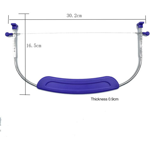 Adjustable Stainless Steel Cake Leveler and Slicer with Single Wire for Precise Height Cutting 2