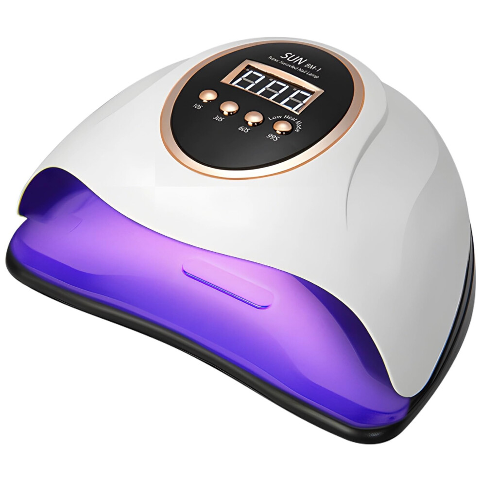 LED Nail Lamp with 45 LEDs, Fast Drying, Adjustable Timer for Gel Manicure Drying