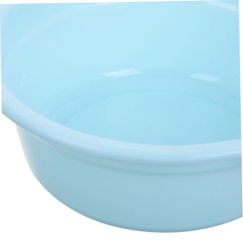 Round Plastic Wash Basin with Handles for Laundry Kitchen and Foot Soaking MultiPurpose Use 2