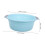 Round Plastic Wash Basin with Handles for Laundry Kitchen and Foot Soaking MultiPurpose Use 2