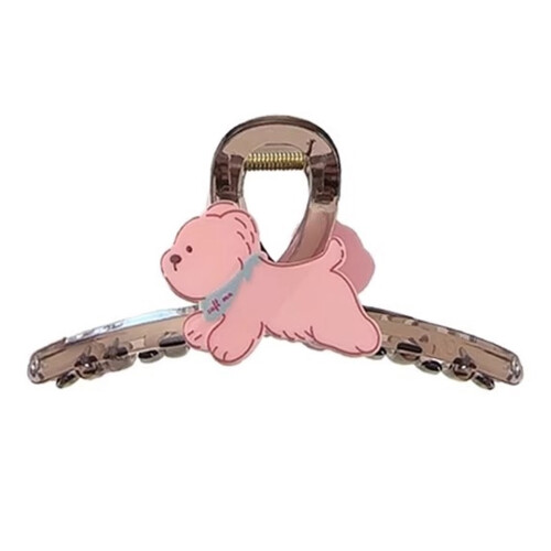 Petite pince à cheveux de chiot de dessin animé, épingle à