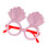 Lunettes d'événement de plage NoLens-Saint-Jacques roses 1