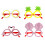 Lunettes d'événement de plage NoLens-Saint-Jacques roses 2