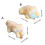 Accessoire de cheveux de chat à la-Le chaton mange du poisson 4
