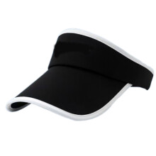 Chapeau de soleil de Sport athlétique, taille-Soie glacée noire