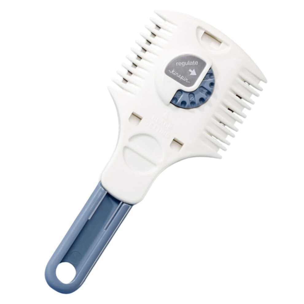 Unisex Doublesided Hair Razor Comb With Adjustable Blades For Precision Cutting And Thinning At Home