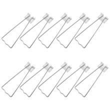 Photo Frame Iron Brackets 1012 Inch Silver Metal Easel Back Stands 10Pack For Home And Office Display