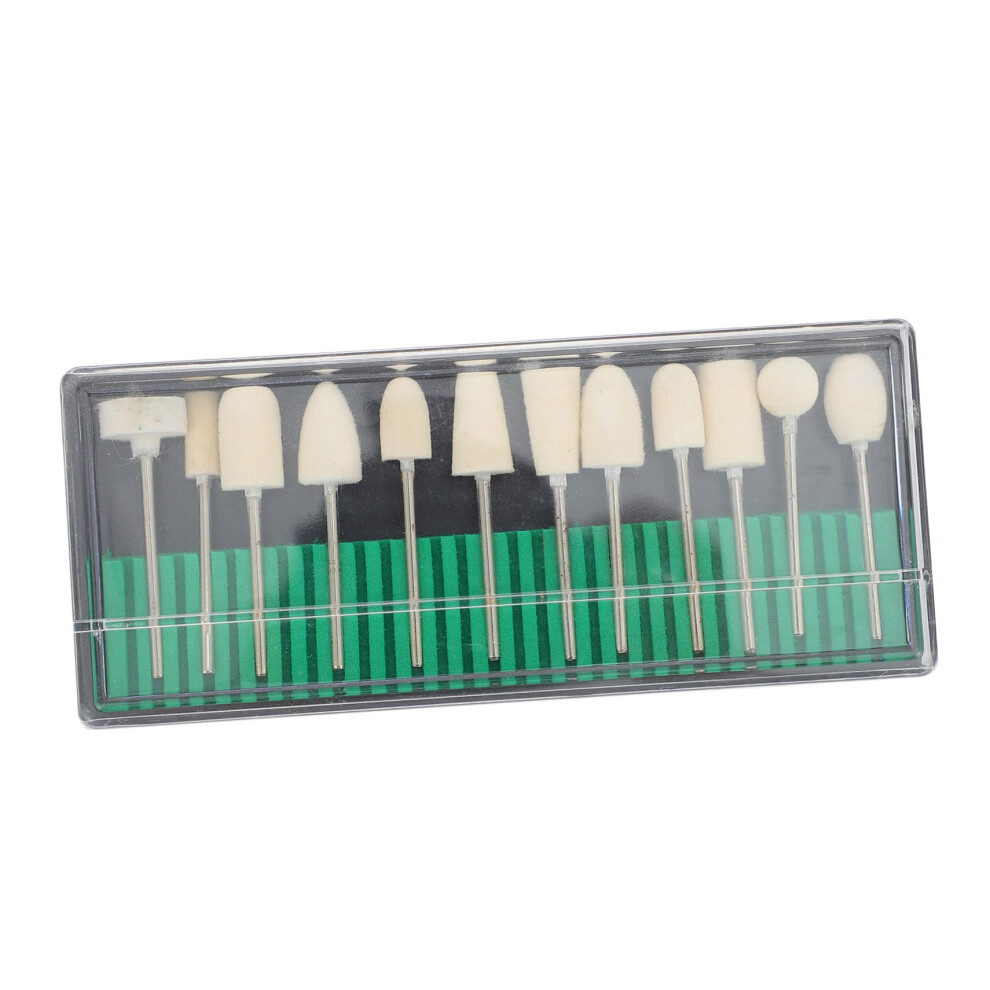 12pcs Nail Drill Bits for Gel Polish Removal, Professional Manicure and Pedicure Set
