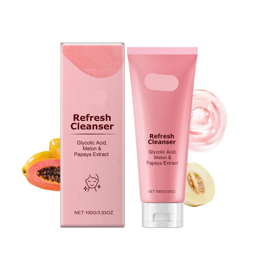 Gentle Foaming Facial Cleanser for Sensitive Skin, Hydrating Face Wash, Deep Pore Cleansing (2PCS)