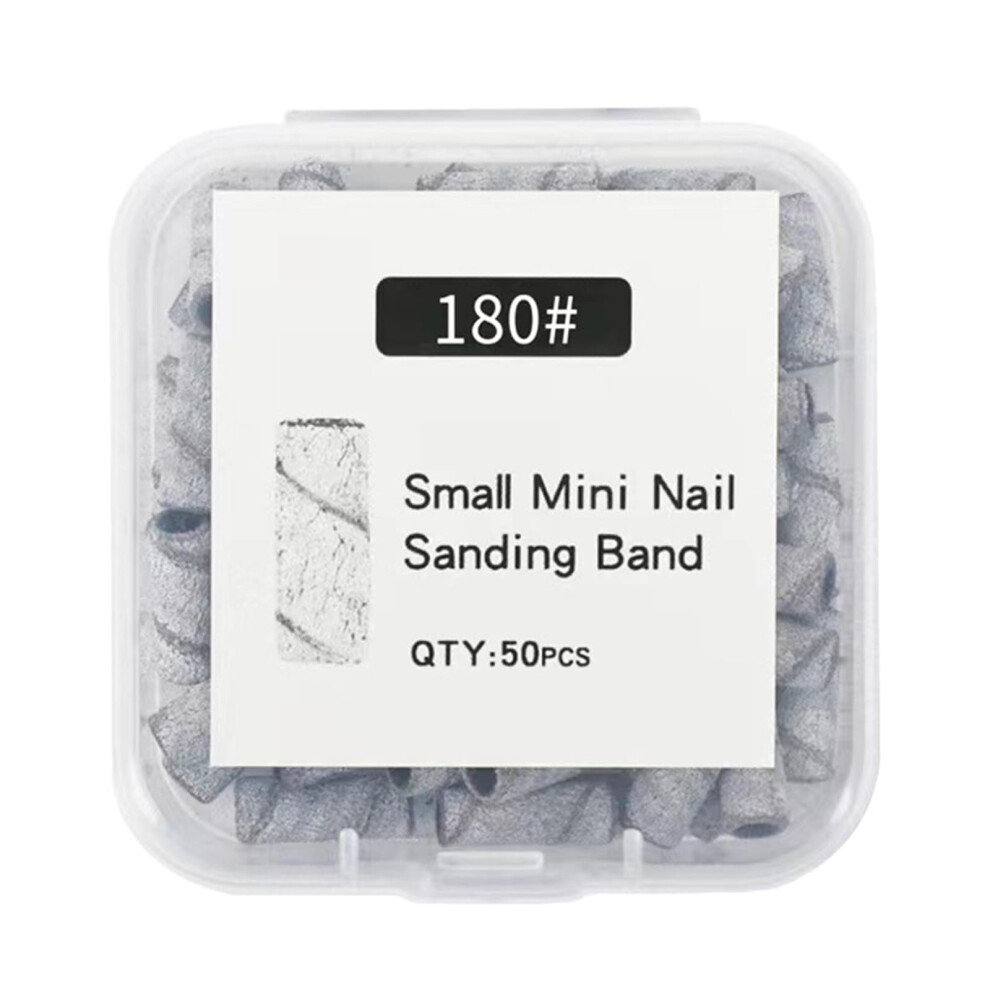 Nail Drill Sanding Bands Set with Multiple Grit Nail Drill Bits for Acrylic and Gel Nail Shaping