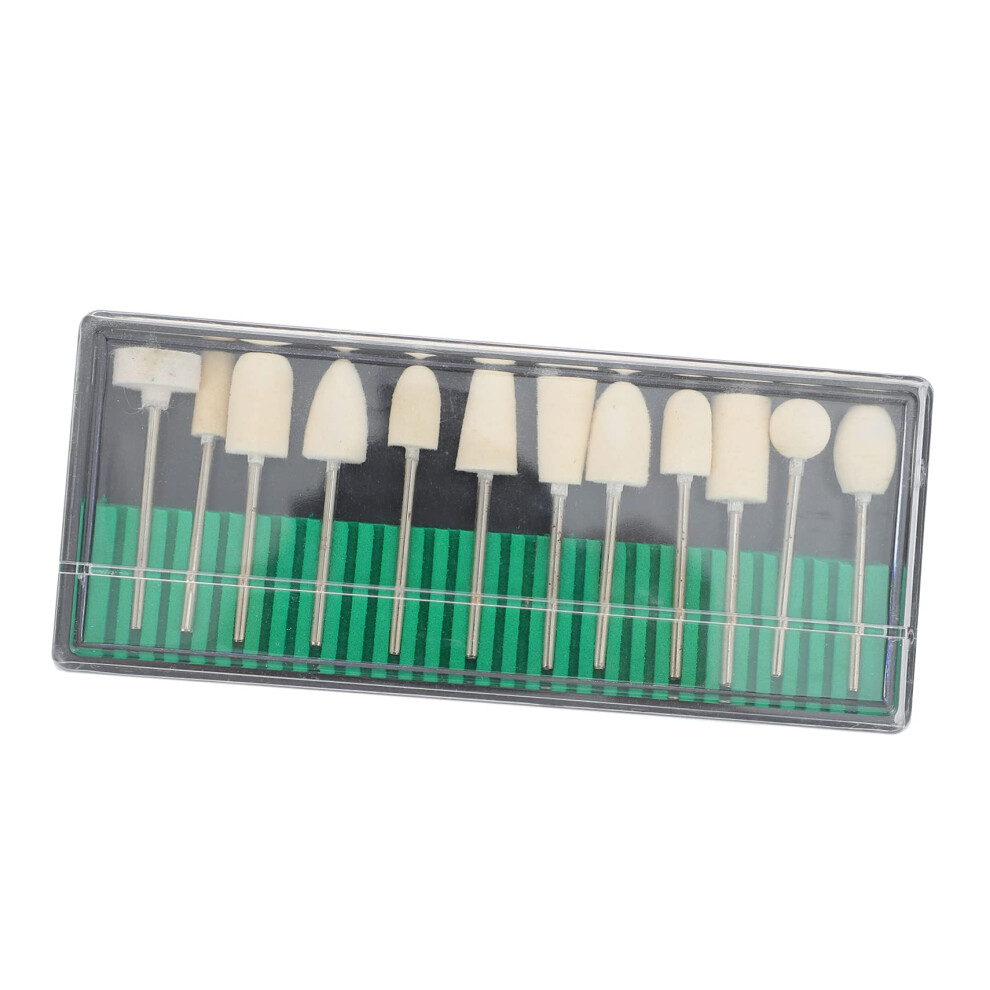 12pcs Nail Drill Bits for Gel Polish Removal Professional Manicure Pedicure Set for Acrylic and Gel Nails