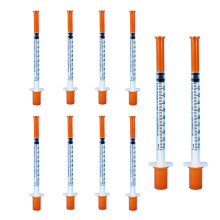 10 stk. 1 ml multifunktionssprøjte, 30 g x 8 mm plastikmåleværktøj til flere formål, laboratorietilbehør, individuelt forseglet emballage, til