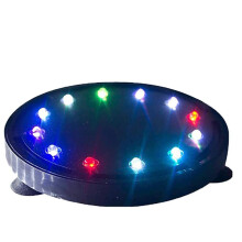 Pietra luminosa sommergibile a bolla con effetti LED a cambio colore automatico, display decorativo per acquario e fontana, illuminazione subacquea