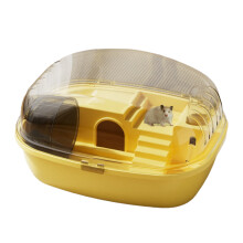 Habitat durable pour petits animaux de compagnie, environnement confortable avec cage polyvalente pour hamsters, rats, hamsters nains, gerbilles