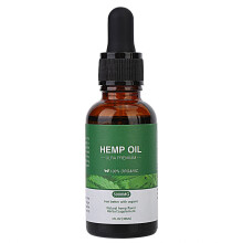 CO2 Extracted Hemp Oil Drops With Omega Fatty Acids Organic Non-GMO Ultra-Pure Natural Peppermint-Mint Flavored Hemp Extract Rich In Omega 3 6 9 For
