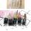 Μεταλλικό λαμπερό υγρό eyeliner με γκλίτερ, αδιάβροχο, λαμπερό μακιγιάζ ματιών με 8