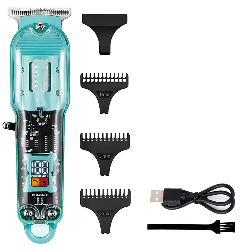 Hair Clippers for Men Cordless Rechargeable Trimmer with Precise Length Control and Long Battery Life Sky Blue