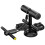 Sit Up Floor Holder With 3 Suction Cups Situp Bar Assistance Device With Pull Rope Adjustable Height Strength Training Black 1