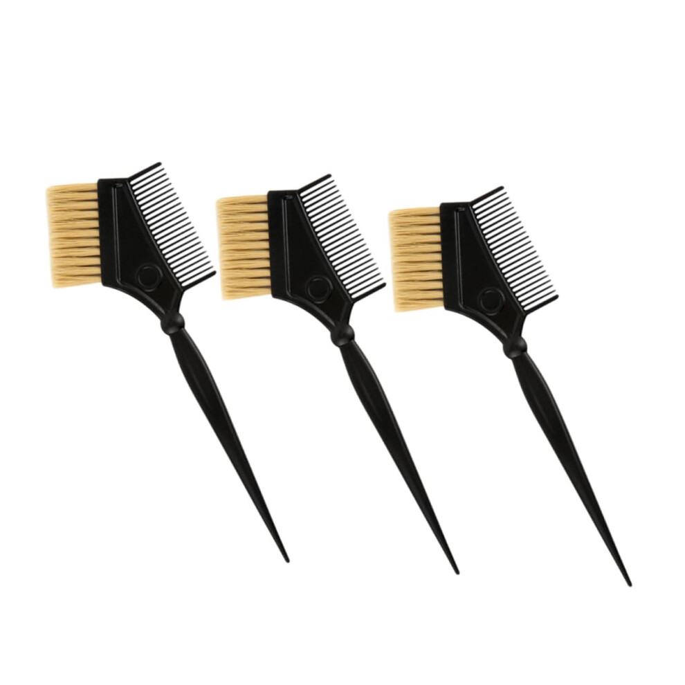 Hair Dye Brush Set with Ergonomic Soft Bristles for Precise Hair Coloring at Home and Salon