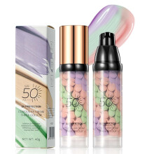 2 Pack Tinted Sunscreen SPF50 for Face, 3in1 Color Correcting Face Primer, Oil Control Waterproof