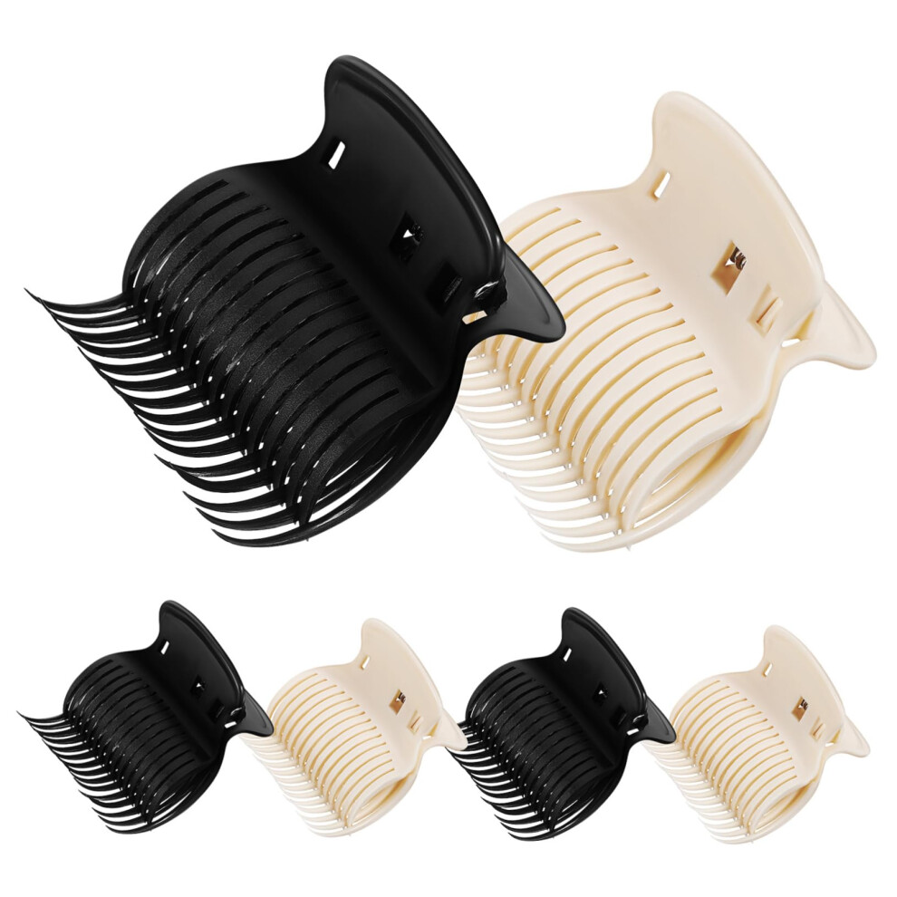 Hot Roller Clips Hair Curler Claw Clips Large Secure Grip Styling Hold for Long Hair 12 Pcs