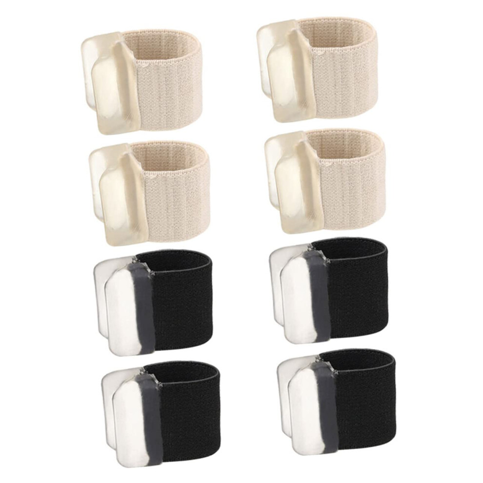 Toe Separator and Bunion Corrector 4 Pairs for Overlapping Toes Pain Relief and Foot Alignment