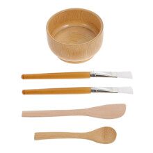 Facial Mask Mixing Bowl and Applicator Kit with Brush Spoon Stick for DIY Skincare Home Travel