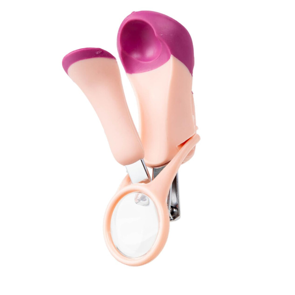 Nail Clipper with Magnifier for Baby and Newborn Safe Grooming, Ergonomic Precision Cutting