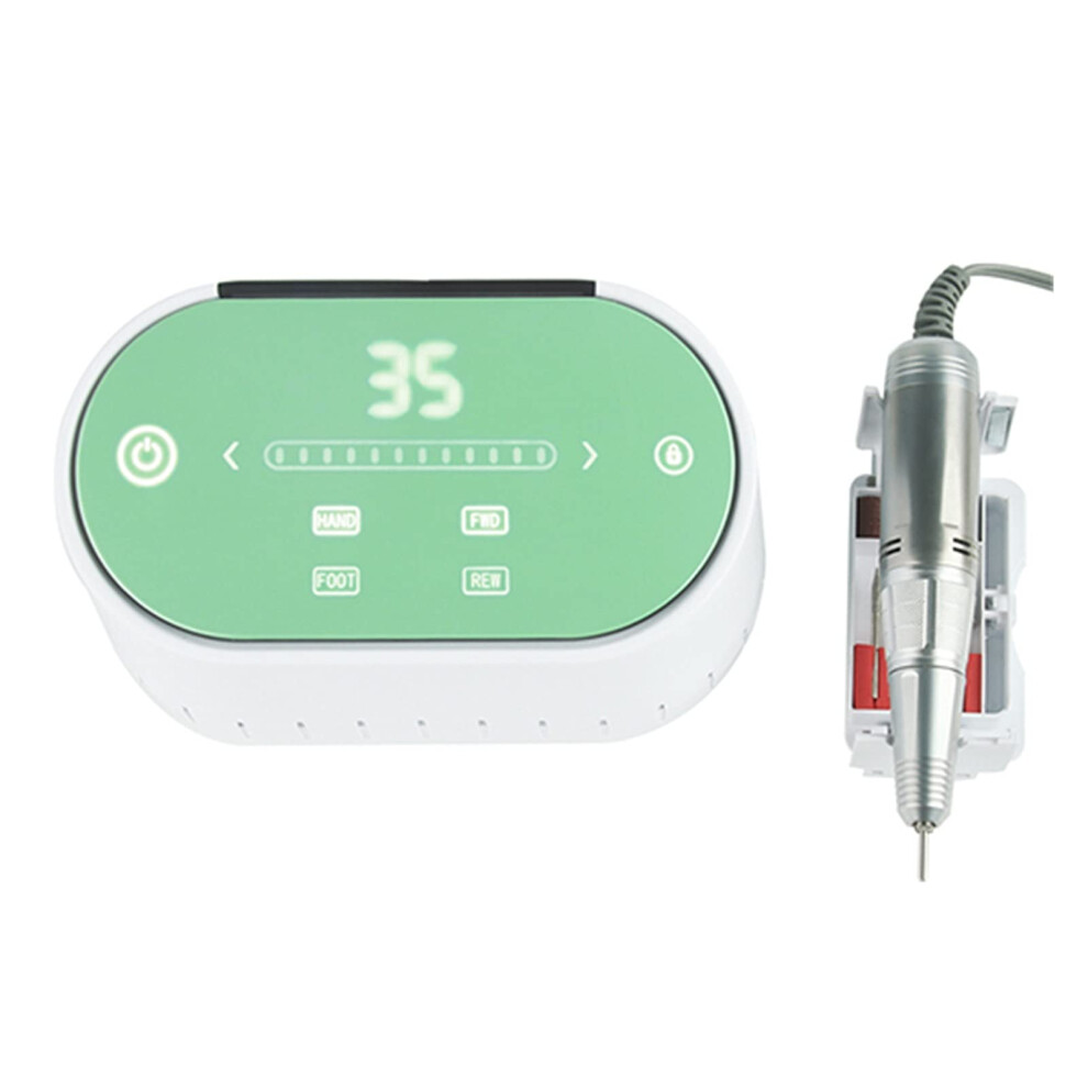 Electric Nail Drill 60W 35000 RPM Professional Nail File with LCD Display for Manicure Pedicure