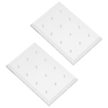 Nail Drill Bit Holder Acrylic Display Stand Organizer for Manicure Tools, 2pcs Compact Storage