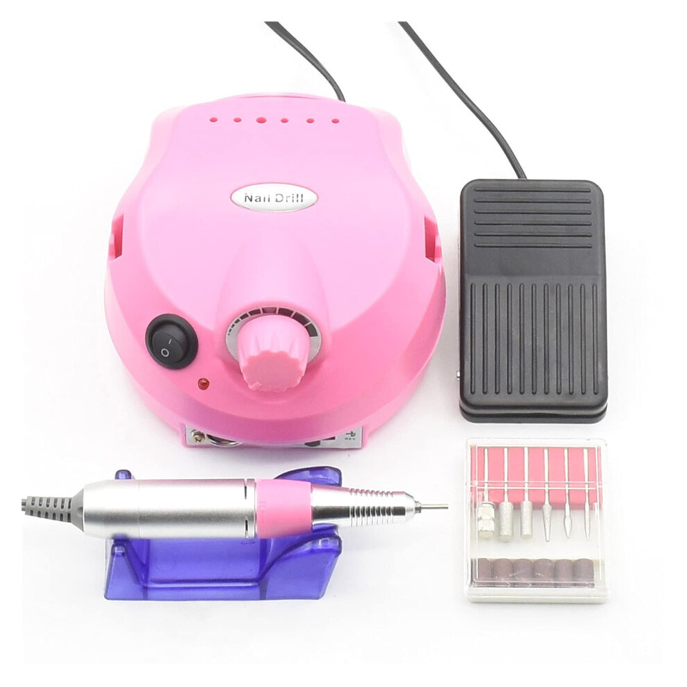 Electric Nail Drill 35000RPM Professional Nail File for Acrylic Nails Manicure Pedicure Kit