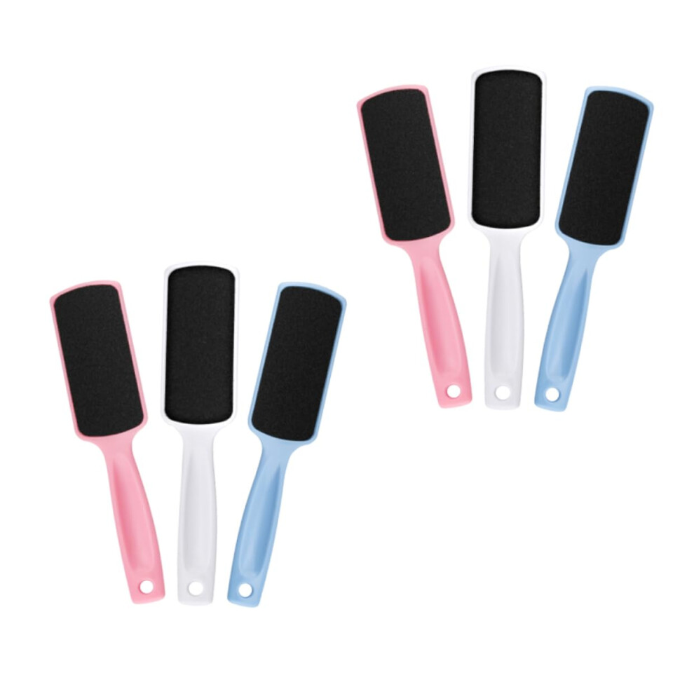 6pcs Foot File Pedicure Tool for Dead Skin Removal and Callus Care, Random Color