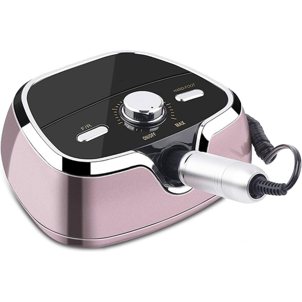 Electric Nail Drill 35000 RPM with Foot Pedal, Low Noise, Forward Reverse, for Acrylic and Gel Nails