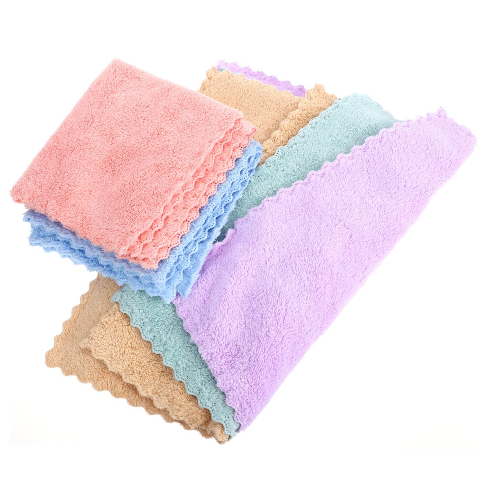 10Pcs Soft Face Towels for Sensitive Skin Reusable Makeup Remover Washcloths for Travel