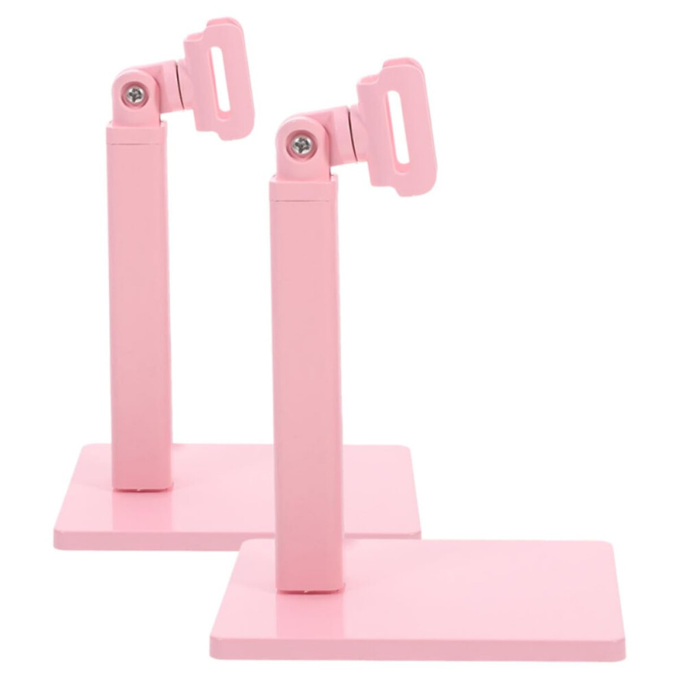 Nail Lamp Stand 2Pcs 360 Rotating Holder for Gel Manicure with Adjustable Angle for Salon and Home