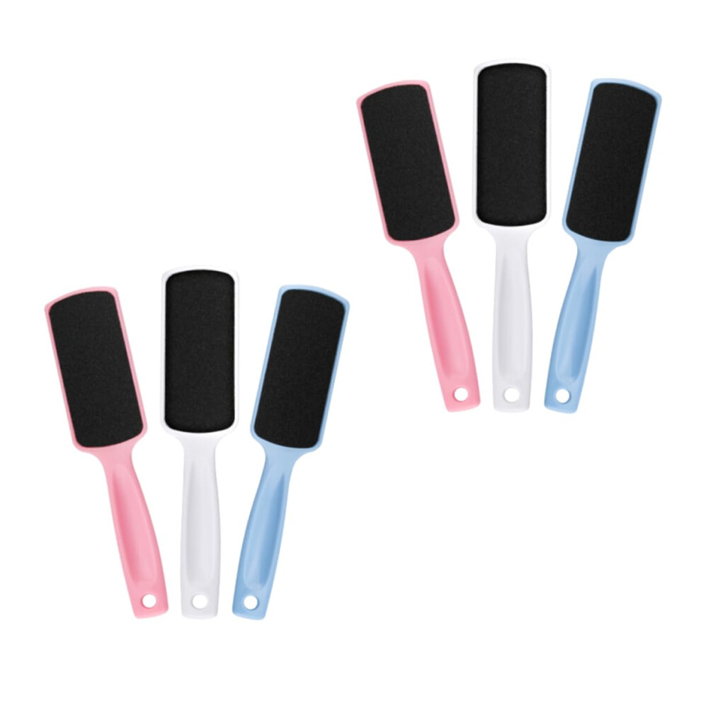 6Pcs Double Sided Foot File Set for Dead Skin Removal Pedicure Callus Remover for Smooth Feet