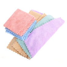 10Pcs Soft Fleece Face Washcloths for Sensitive Skin, Reusable Makeup Removal Towels