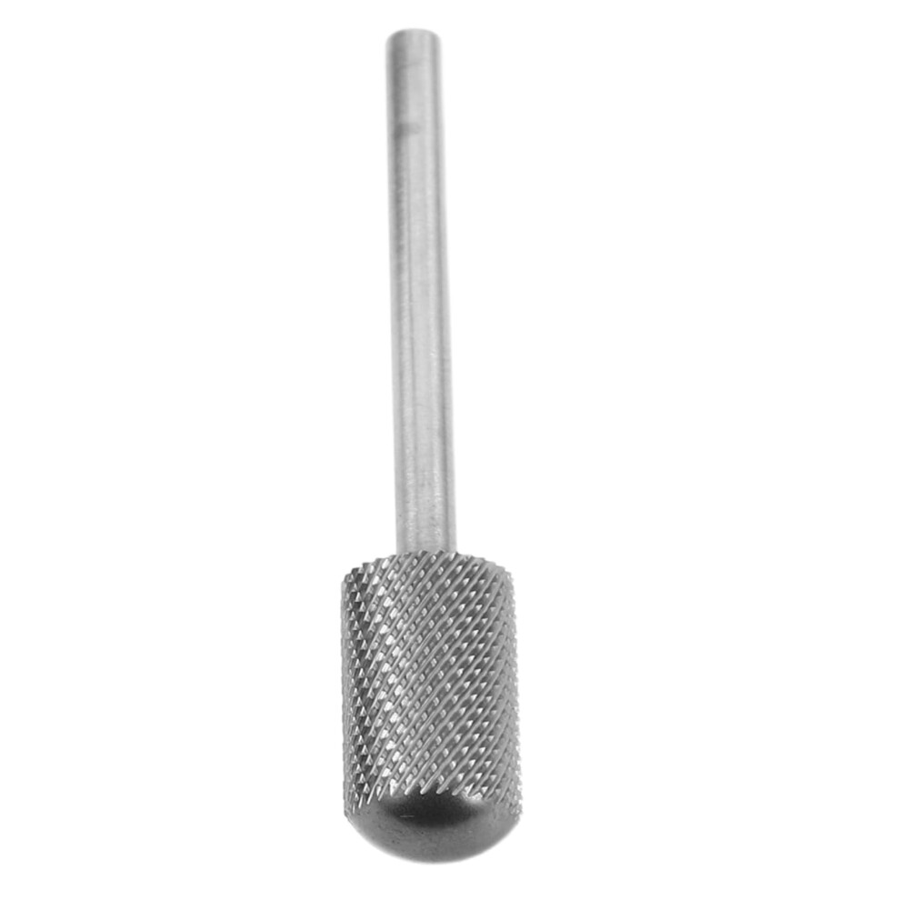 Tungsten Nail Drill Bit Cylinder for Cuticle Removal and Smooth Manicure Prep, 2Piece Set