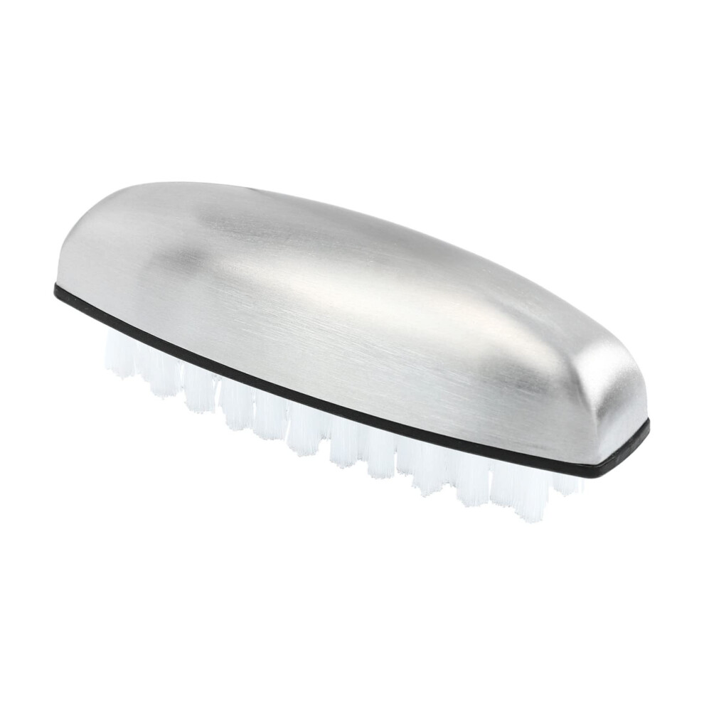 Nail Scrub Brush Set Stainless Steel and Nylon Bristles for Effective Hand and Nail Cleaning